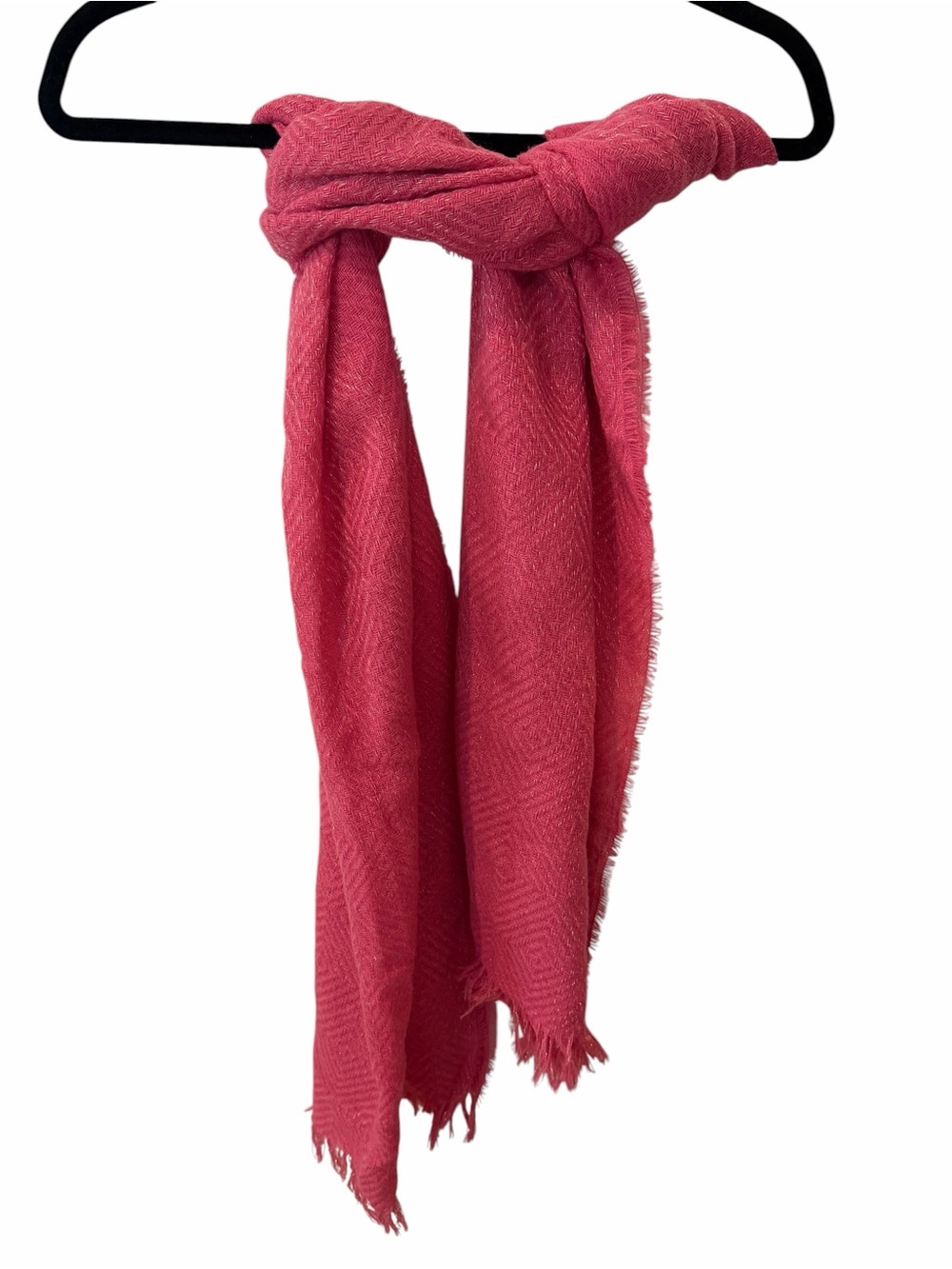 Shiraleah Chicago Belle Pink Gold Metallic Oversized Scarf NWT